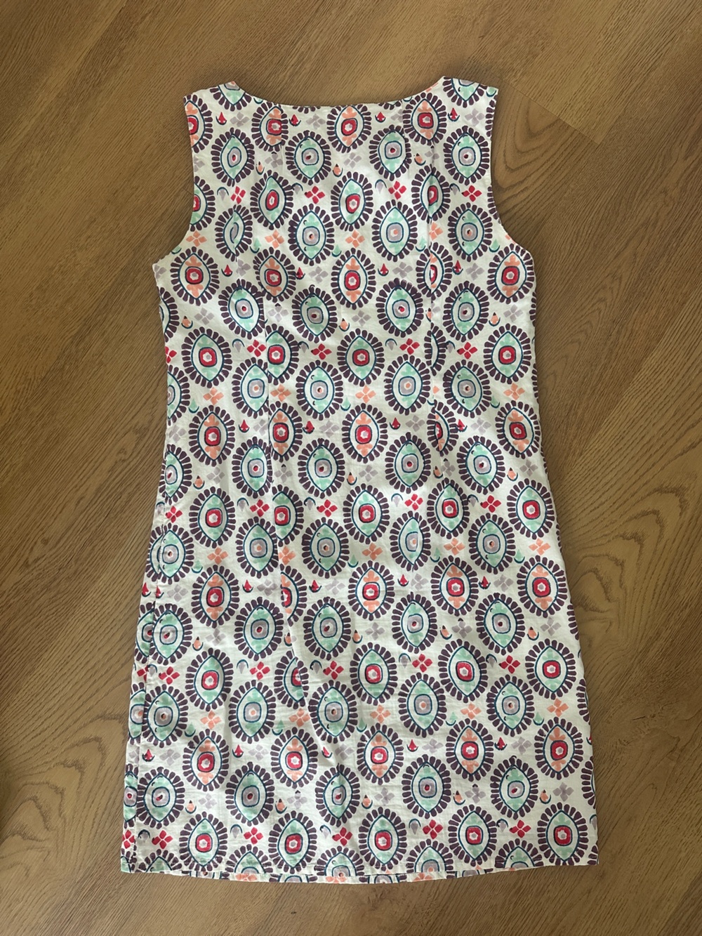 Roller Rabbit White Multi Eye-Pattern Mini Dress - Picture 3 of 3